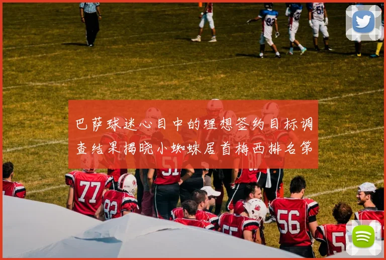 巴萨球迷心目中的理想签约目标调查结果揭晓小蜘蛛居首梅西排名第六