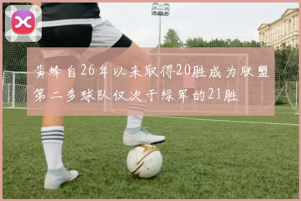 黄蜂自26年以来取得20胜成为联盟第二多球队仅次于绿军的21胜