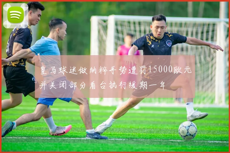 皇马球迷做纳粹手势遭罚15000欧元并关闭部分看台执行缓期一年
